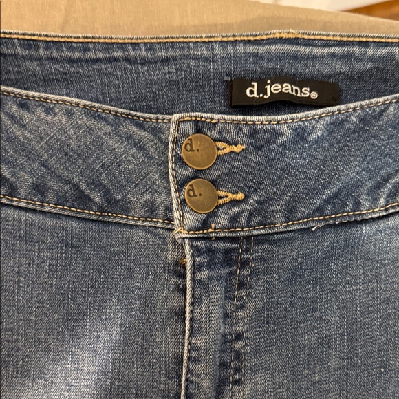 D. Jeans Women's High Rise Blue Jeans - Picture 1 of 3